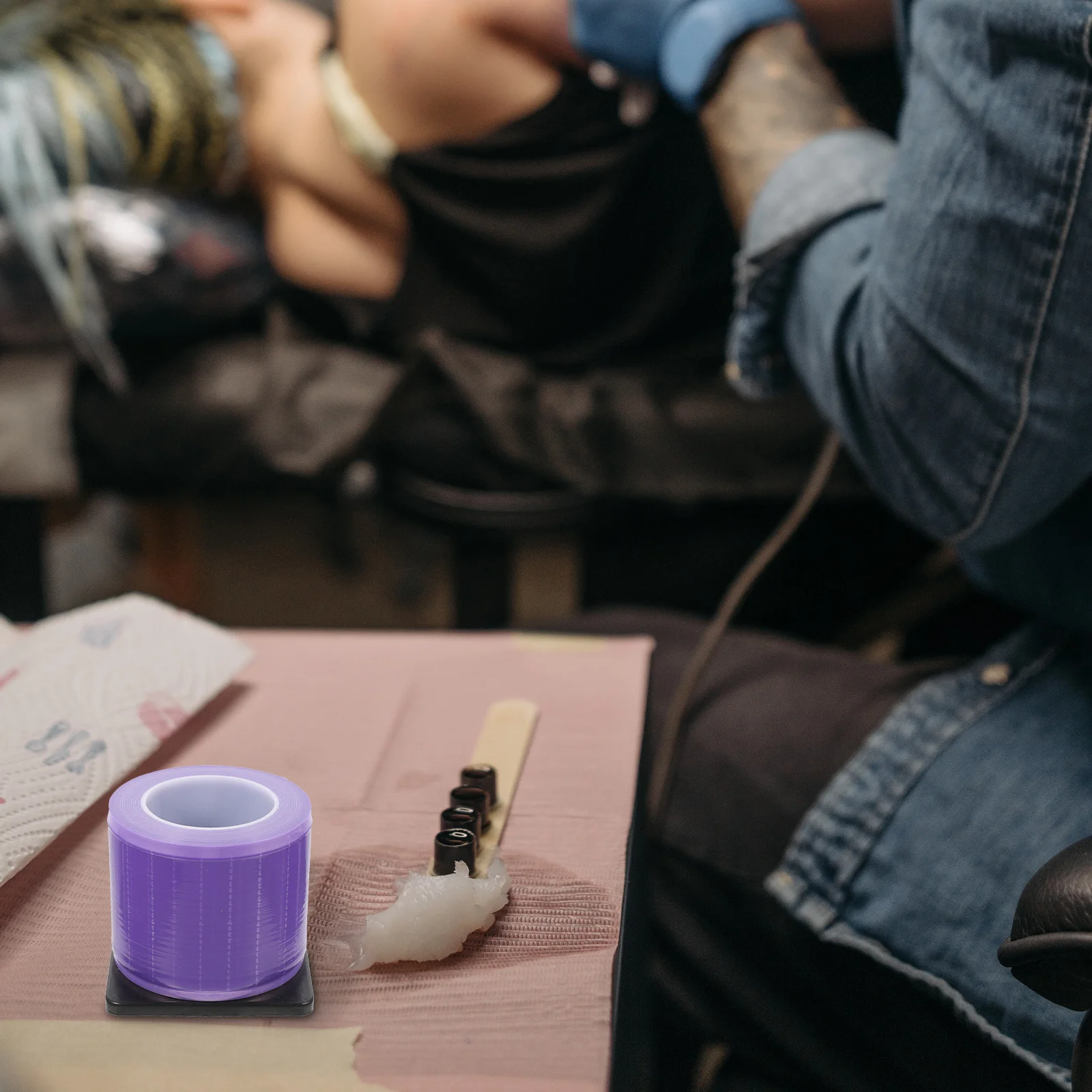 معدات الوشم القابل للتصرف طبقة رقيقة واقية ذاتية اللصق لوحة حاجز عزل فيلم لفة لمستلزمات الوشم #2