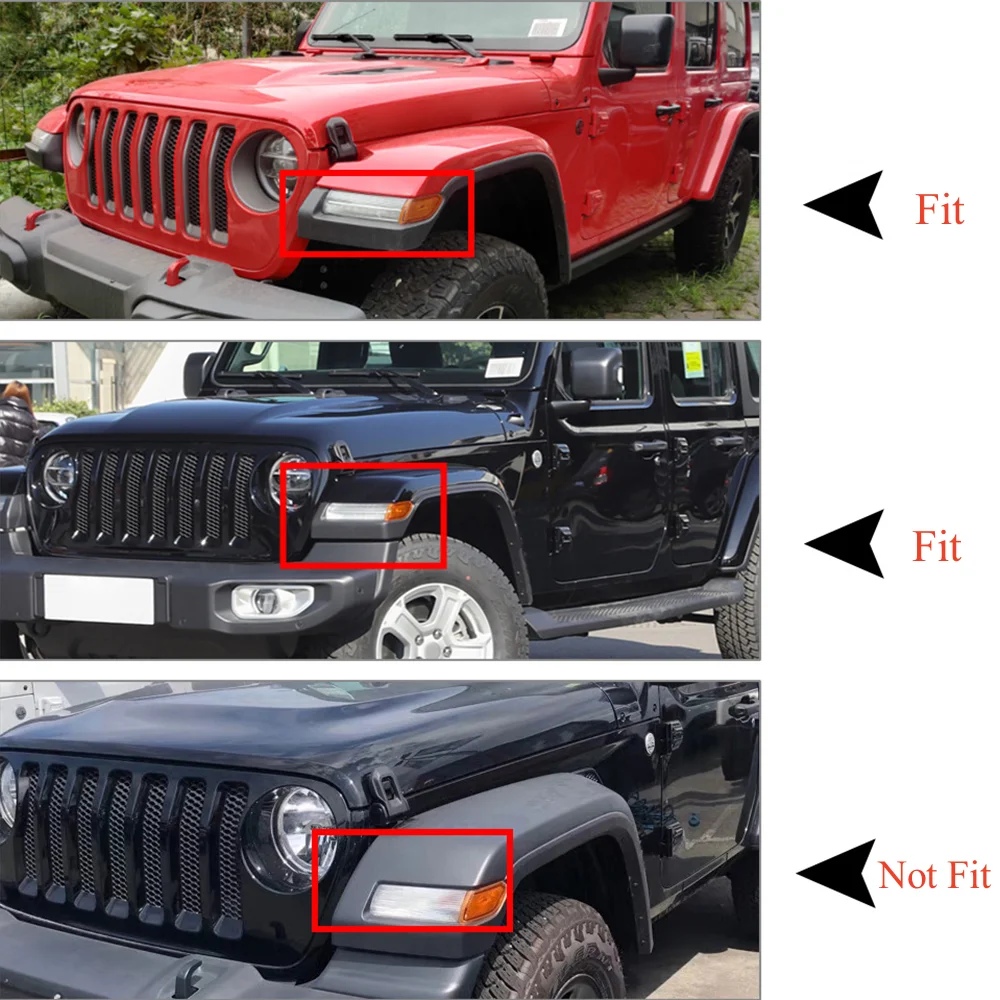 Car Rear Tail Lamp Protect Front Headlight Wheel Eyebrow Light Guard Cover for Jeep Wrangler JL 2018-2022 Lamp Hoods Accessories