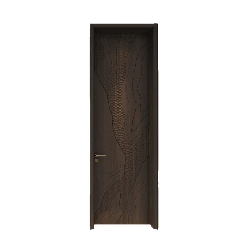 Song's aesthetic bionic texture veneer, solid wood composite door, paint-free and aldehyde-free environmental protection door