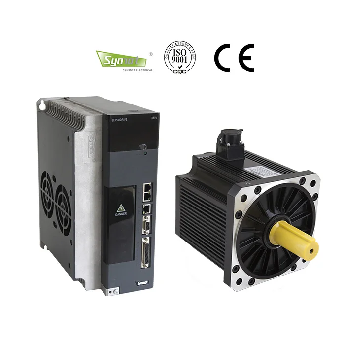 Synmot servo drive e motor 1200w 130mm 9.55nm 2000rpm teco servo motor manual servo motor