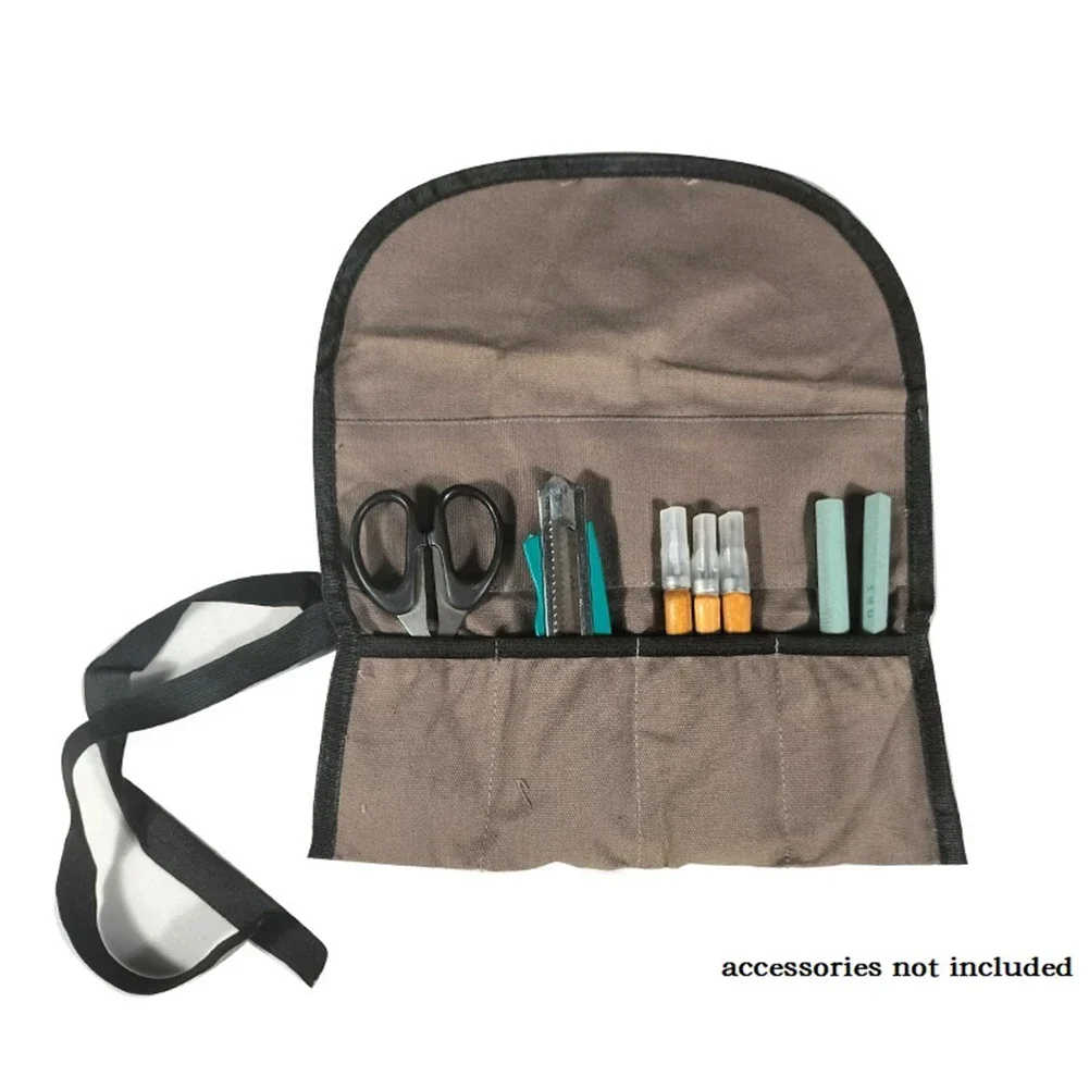 2PCS Multiple Pockets Multi-Purpose Roll Up Tool Bag Wrench Pouch Hanging Tool Portable Hardware Tools Pouch