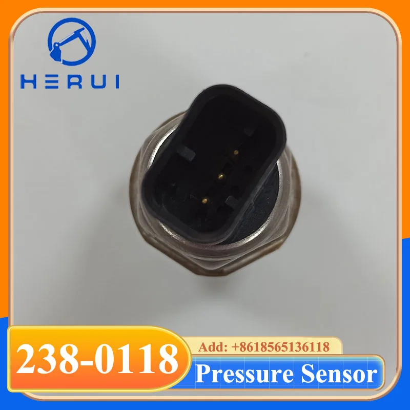 238-0118 2380118 Fuel Rail Pressure Sensor For 312D 313D 319D 320D C4.2 C6.4 3066 Sensor 5PP4-1