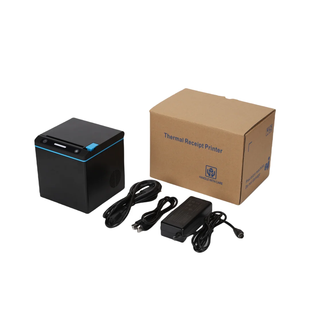 HS-M80 Cloud Thermal Receipt Printer Support USB+LAN+BT+WIFI MQTT Protocol 300mm/s 80mm Paper Width