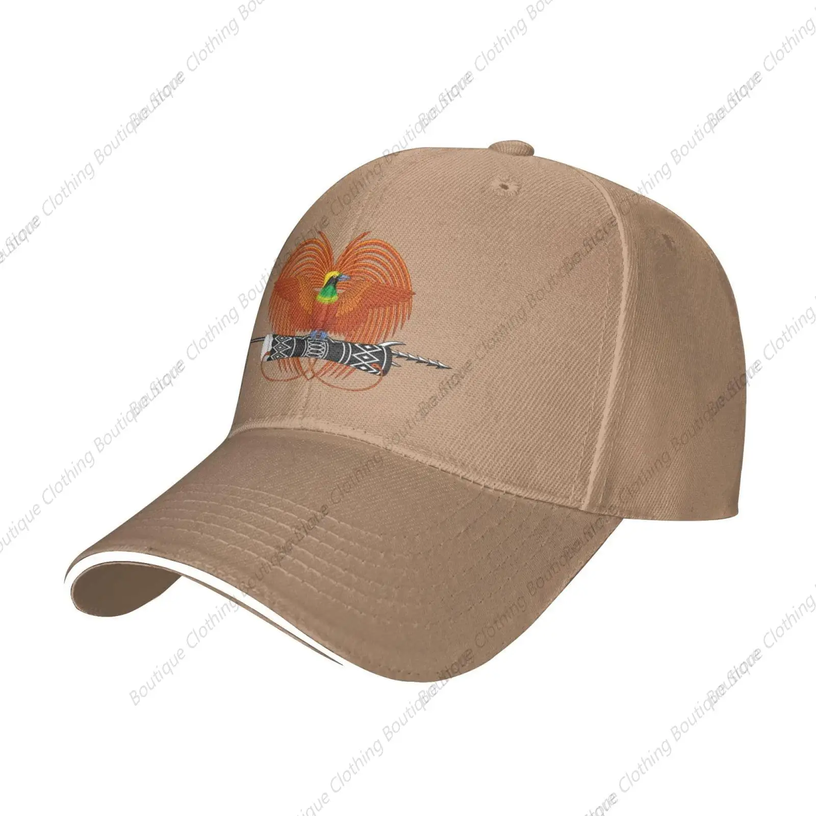 

National Emblem of Papua New Guinea Baseball Cap Women Men Hats Adjustable Truckers Sun Hat Golf Caps Natural