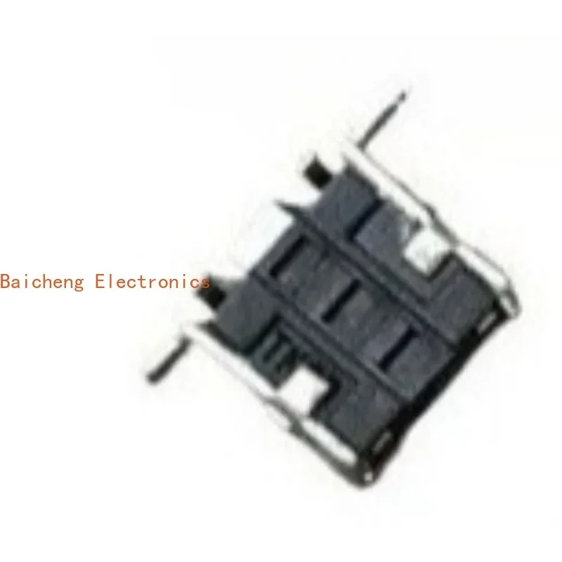 100PCS Strip SMT 2-pin 6 * 6 * 4.5 touch strap bracket side press button switch micro motion horizontal