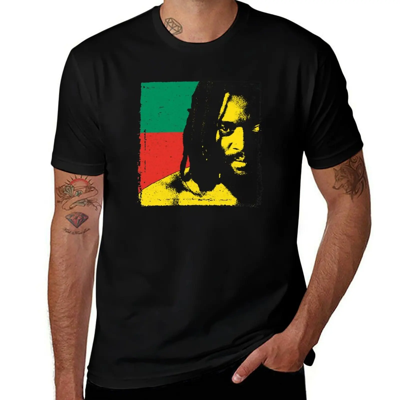 

Lucky Dube - Roots Rock Reggae T-Shirt t shirts for man cotton soft t shirts cotton 100% T-Shirt