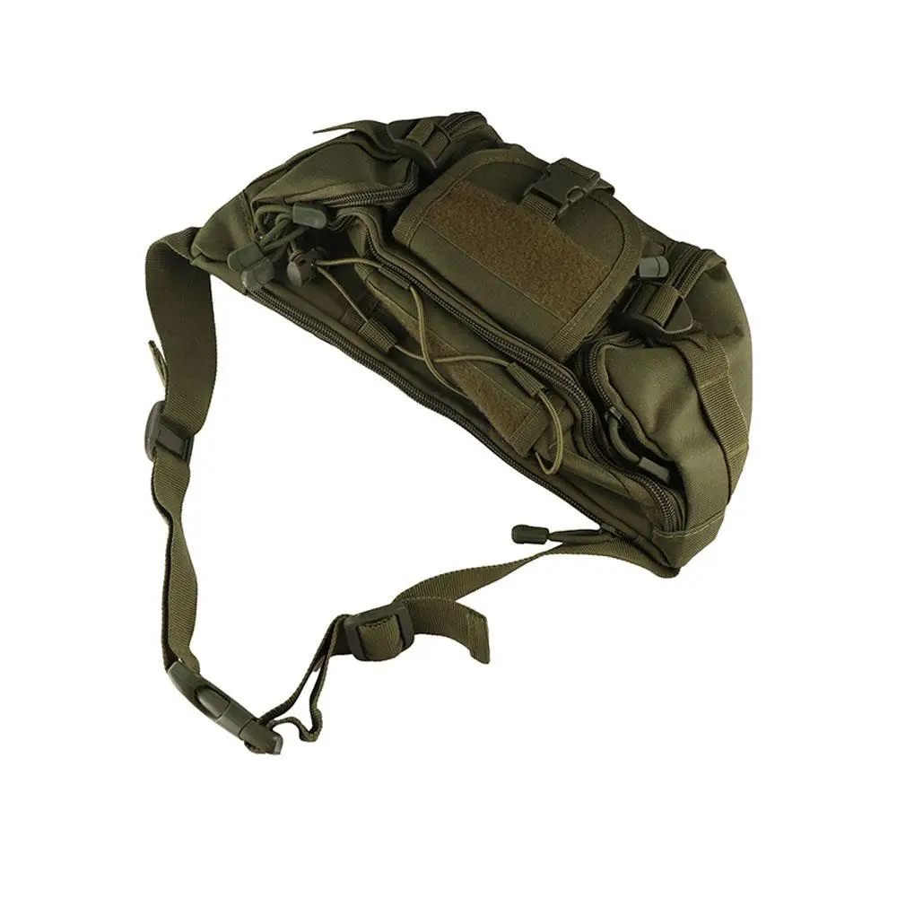 

Oxford Cloth Waist Fanny Pack Waterproof Large Capacity Running Sports Belt Bag Durable Breathable Men Molle Pouch Camping