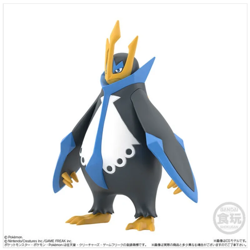 Bandai Genuine Pokemon Scale World 1/20 Series Water Type and Steel Type Empoleon Model Ornament Toys