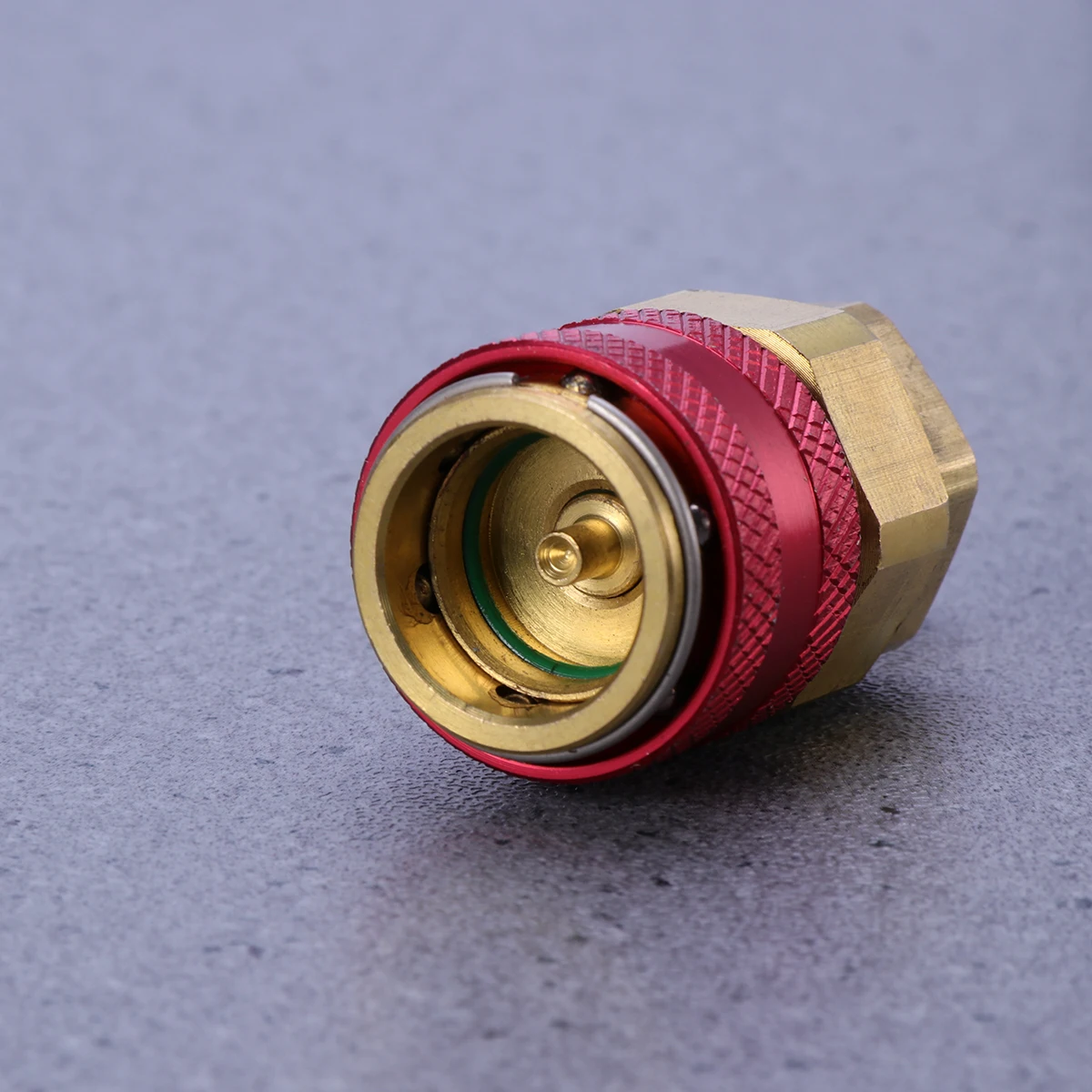 

2Pcs Auto Car Air Condition Coupler R134a Quick Connectors Red Blue for Ac System Diagnosis Charging Evacuation Work