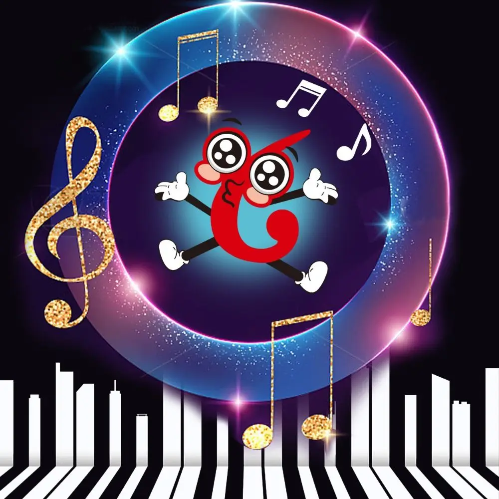 Plastic Portable Kid Pocket Piano Sound Montessori Mini Electronic Keyboard Toy Early Education Puzzle Music Instrument Toys