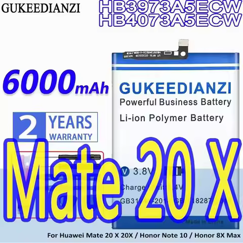 Battery HB3973A5ECW HB4073A5ECW For Huawei Mate 20X Evr-AL00 4G For Honor Note 10 Rvl-AL09 8X Max Are-AL00 Are-TL00 X10 Max