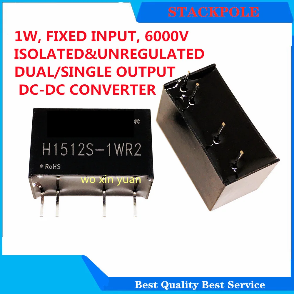 5pcs/lot  H1503S-1WR2  H1505S-1WR2  H1509S-1WR2  H1503S  H1505S   H1509S  SIP-4   [1W  DC/DC]    New original