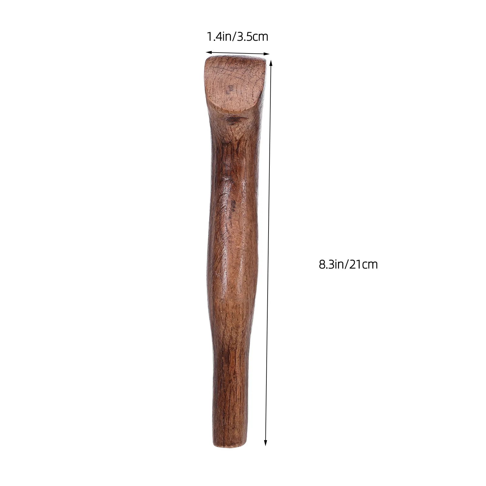 Solid Wood Axe Handle Replacement 21 cm for Outdoor Camping, Gardening, Log Splitting & Chopping