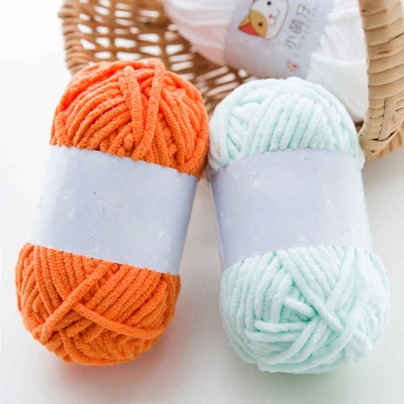Milk Cotton Yarn Wool Yarn Thread for KnittingScarf Wool Handmade DlY Doll String