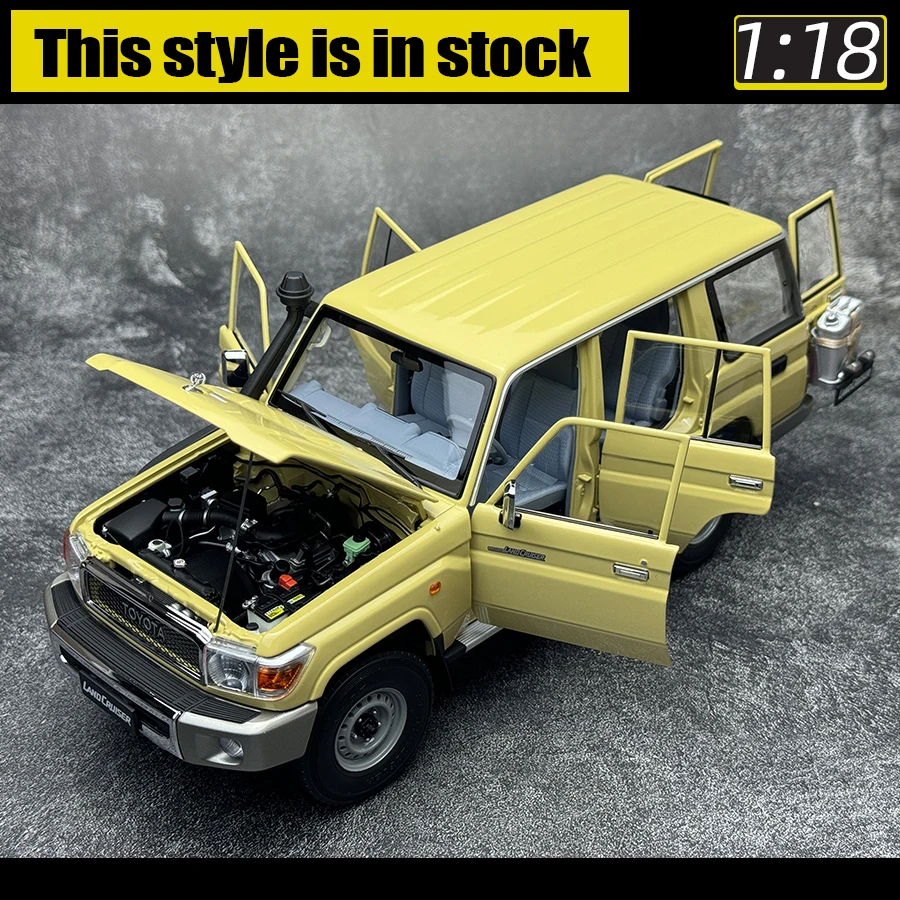 Almost real  1/18 Toyota Land Cruiser 76 2017 LC76 SUV Car Model Collection Gift to friends and family 870101