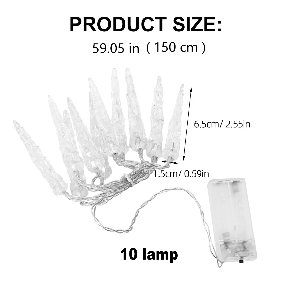 أضواء الزخرفية سلسلة الجنية ضوء لحفل زفاف عطلة نافذة المنزل بار نادي الستار 1.5 متر 10Led #3