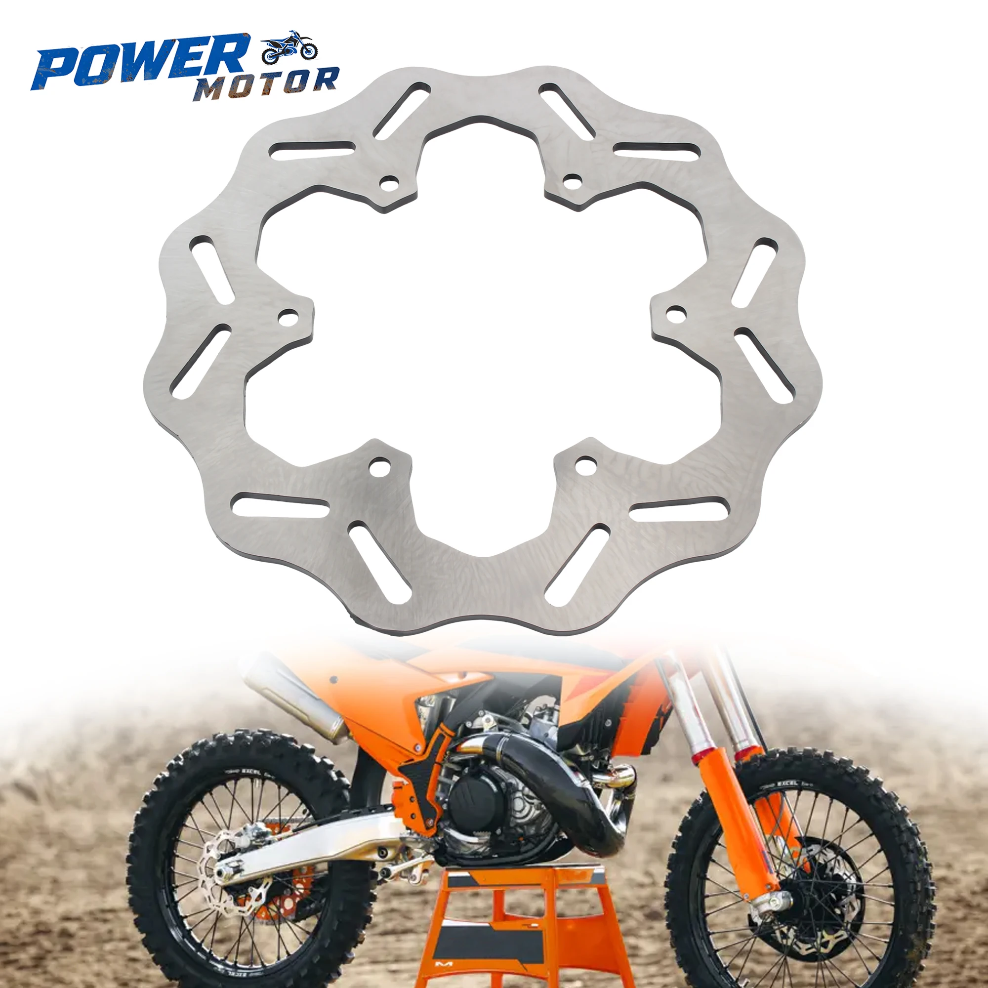 220mm Rear Brake Disc Rotor Off Road Dirt Bike Motocross Replacement Brake Parts For KTM SX SXF XC XCF XCW 1994-2023