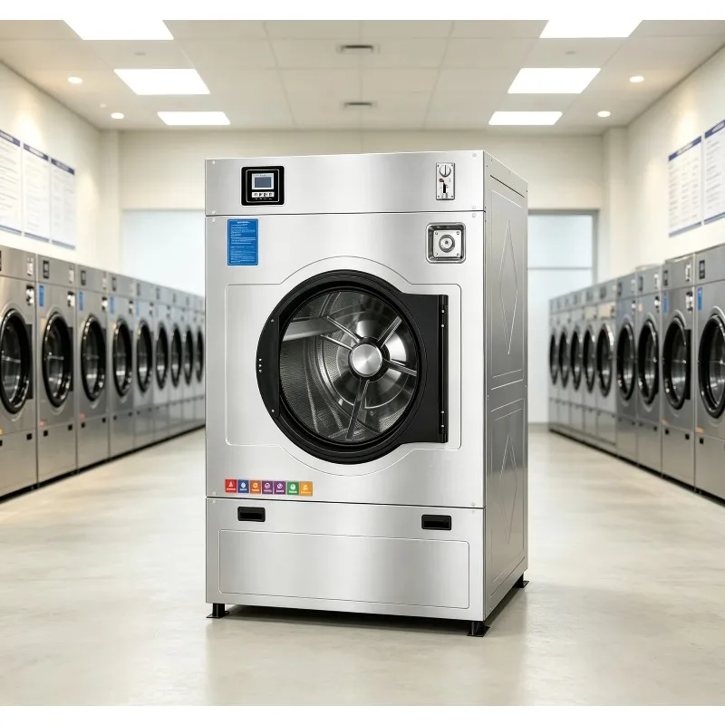 Airo Coin Operated Clothes Dryer 15kg 20kg SUS304 Commercial Laundry Dryer for Self-service Laundromat