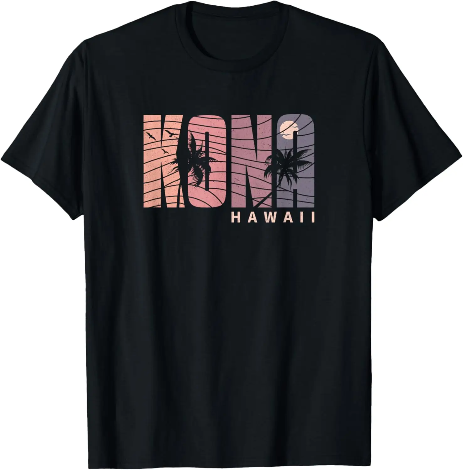 

Kona Beach Hawaii Surfing retro vintage vacation T-Shirt