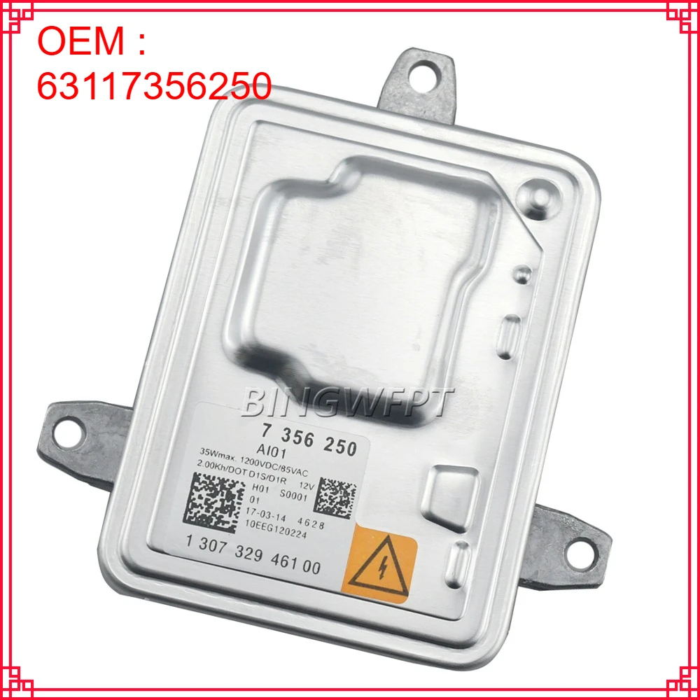1PC Headlight HID Xenon Ballast Control Unit Module D1s 63117356250 7356250 For BMW 1 3 5 6 7 Series Mini Mercedes Benz Volvo