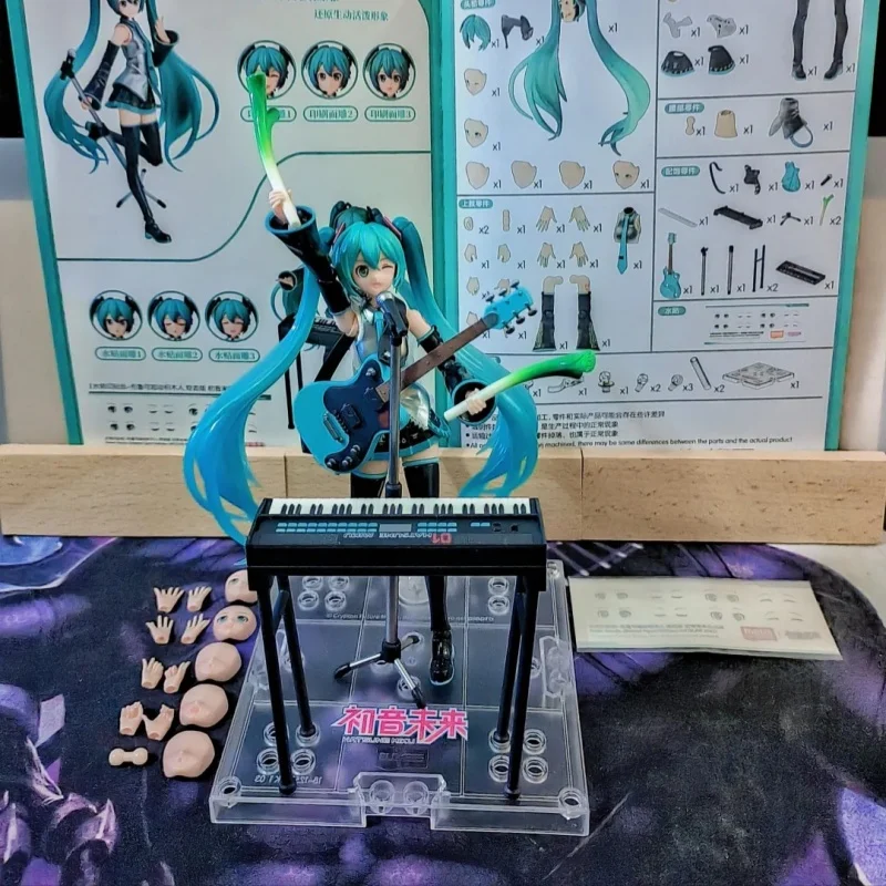 Original Blokees Hatsune Miku Miracle Version Anime Figure Action Figure Decortion Grils Christmas Birthday Gifts Toys