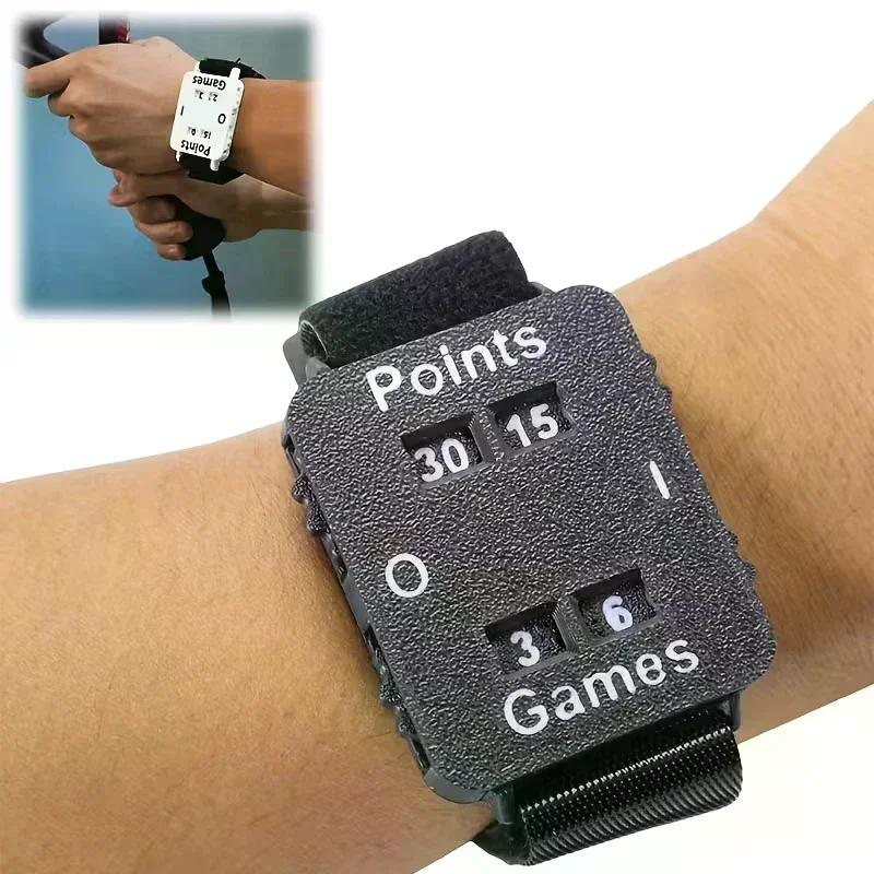 Portable Wristband Score Tracker for Cricket Tennis Padel, Handy Sports Scorer for Coaches Referees Players