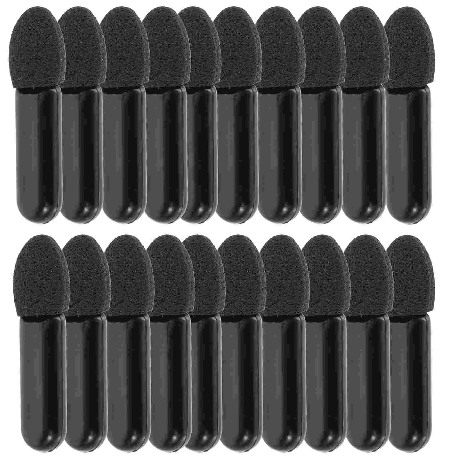 Mini cotonete de sombra para mulheres, bálsamo labial, pincel de maquiagem, aplicador, máscara de emulsão, batom pequeno, senhorita, 100 pcs