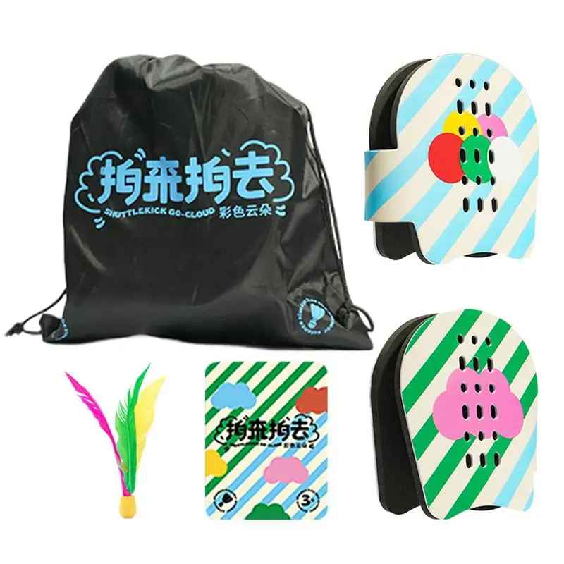 

Jazzminton Set Hand Racket Jazzminton Toy Game Kids Interactive Game Paddle Ball Outdoor Games Garden Play Toy For People Of All