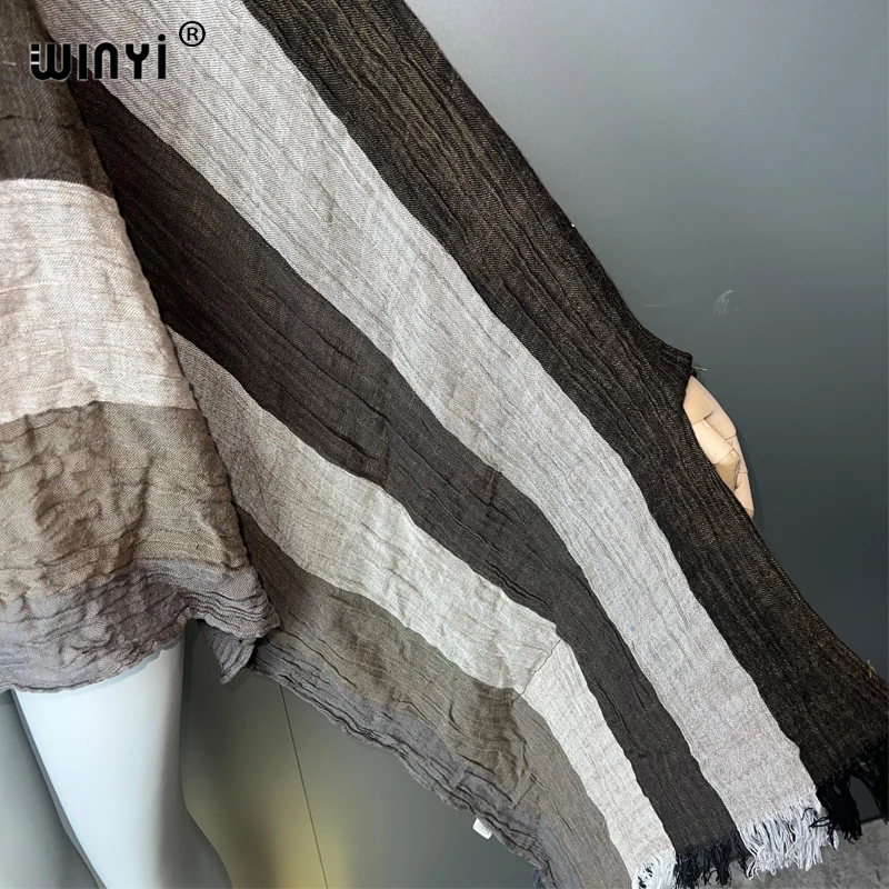 WINYI Abendkleid Beachwear lockeres Kleid elegante Strand Cover Up Kaftan Kleider Damen Abaya Dubai Luxus muslimische Frau