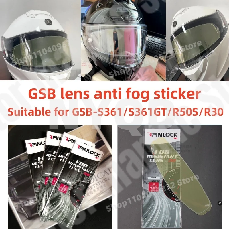 GSB Lens Anti Fog Sticker Suitable for GSB-S361/S361GT/R50S/R30 High-definition Lenses with Long-lasting Anti Fog Properties