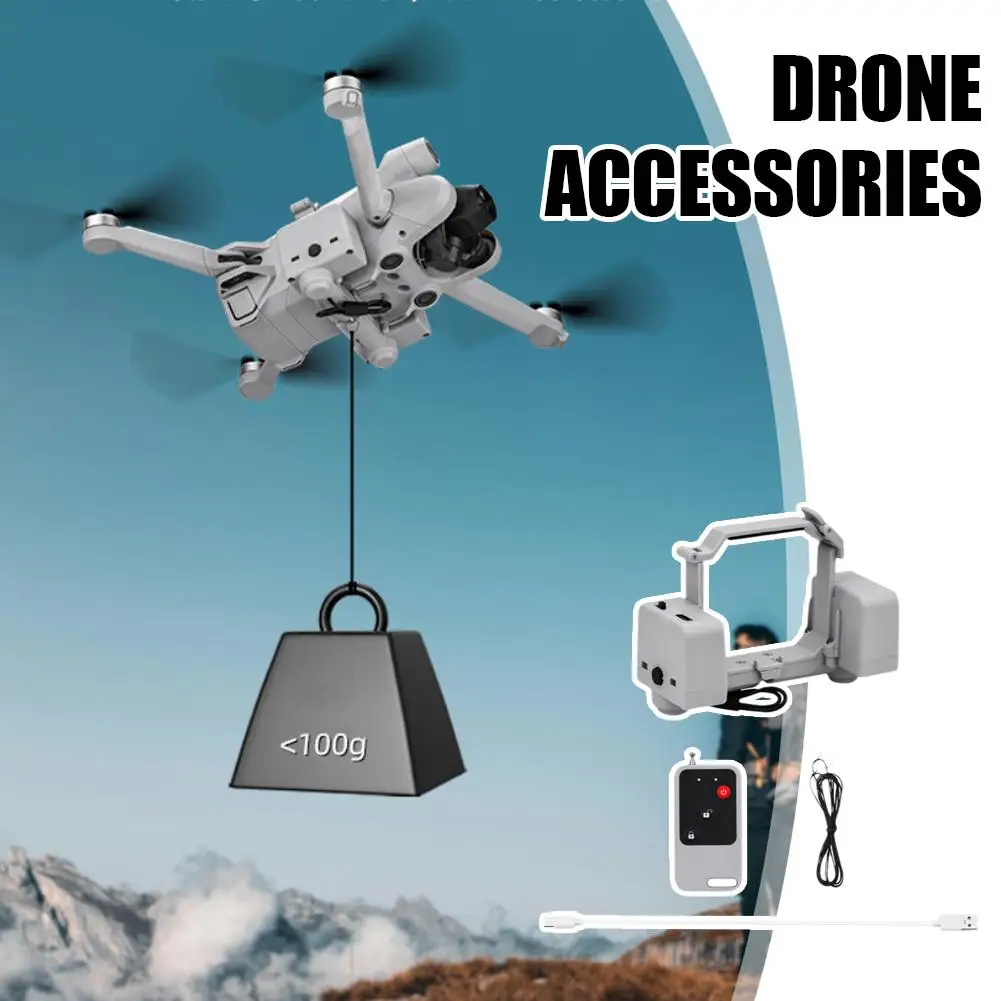 

For DJI Mini 3 PRO Thrower Airdrop Airdropper Air Dropping Drone Delivery Rescue Device Wedding Gift Accessories Fishing Ca N0N9
