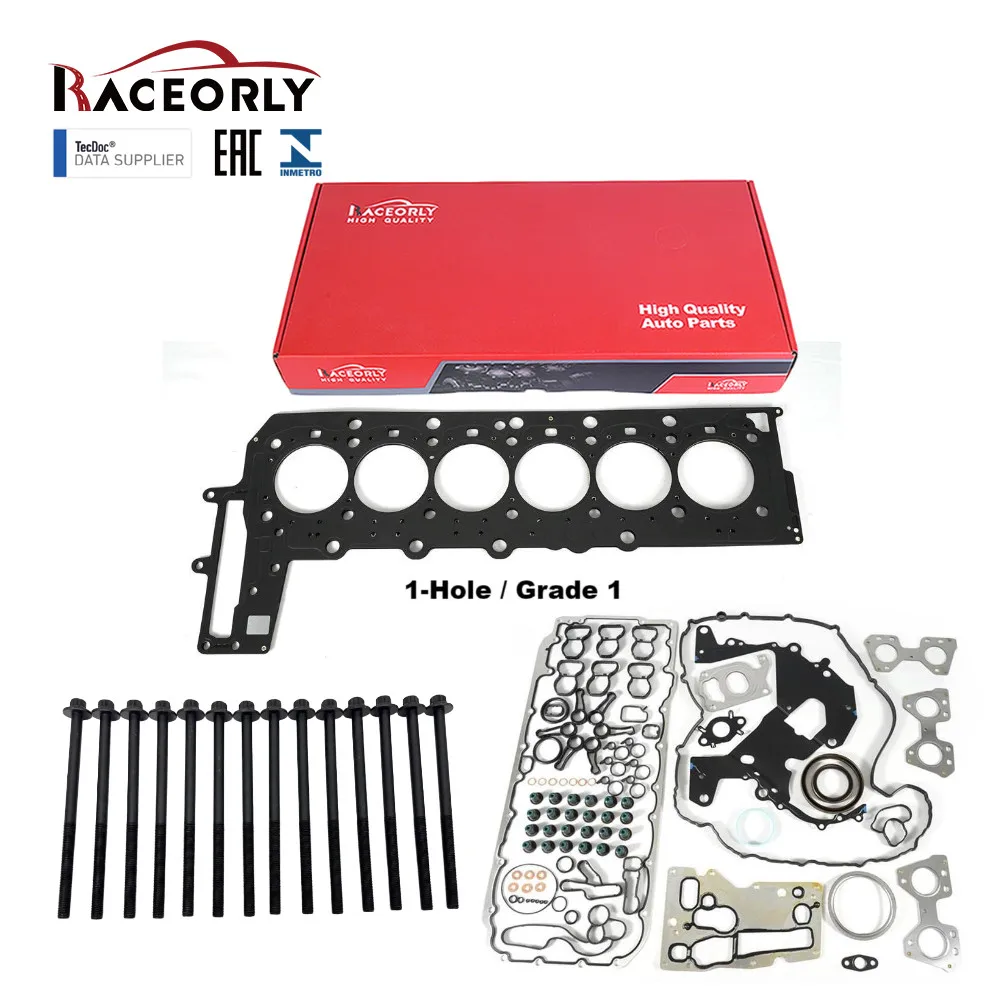 

RACEORLY N57 1-Hole Full Head Gasket Bolt Set For BMW 35d 535d 14-18 11128509152
