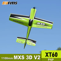 Fms 1100mm Mxs V2 Rc Airplane 4ch Aerobatic 3d Sport Plane Model Xt60 Fixed Wing Avion Epo Foam Remote Controlled Aircraft Gift