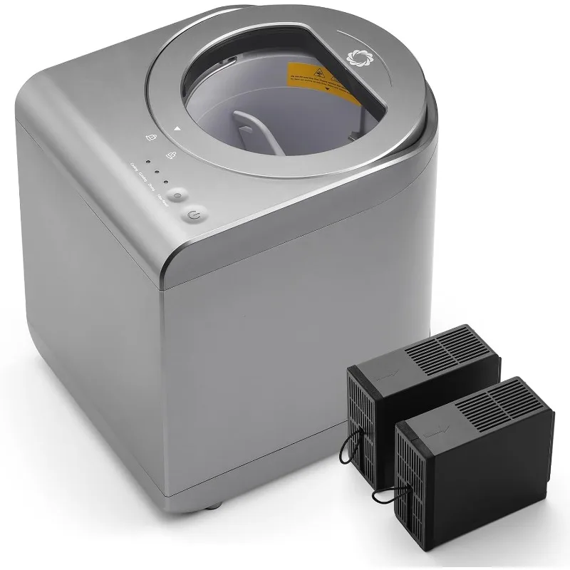 Revive Electric Kitchen Composter with Visual Cover, 2.5L Capacity with Upgraded SHARKSDEN® Tri-Blade, Turn Food Waste