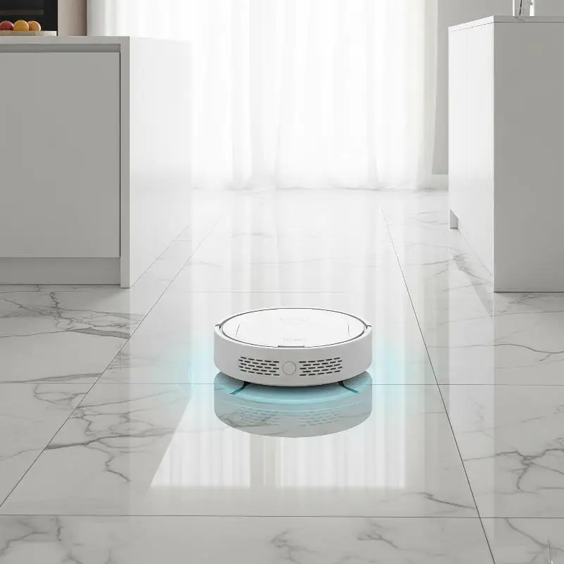 Automatic Robot Vacuum Cleaner 3-in-1 Sweep Mop Vacuum 2500Pa Strong Suction Quiet for Hardwood Carpet Pet Owner Home Use view 2