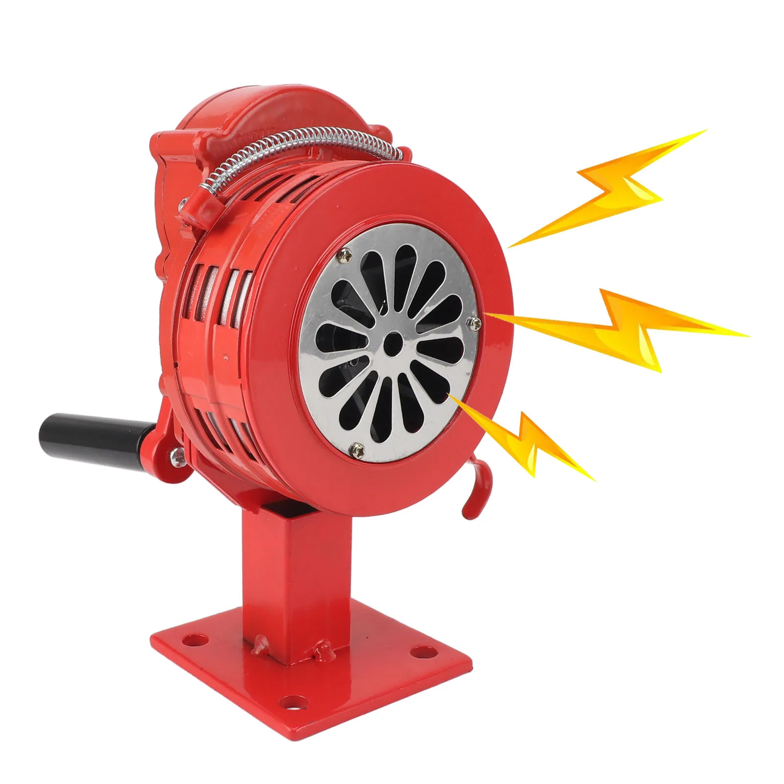 手回しサイレン アルミ合金製 110dB 大音量警報 空襲 トルネードサイレン ホーン 緊急用