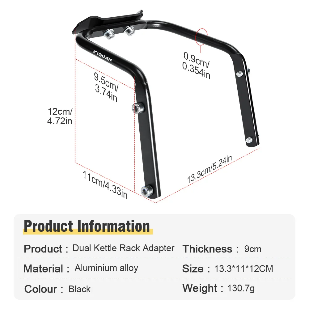 NEWBOLER Fahrrad-Satteltaschen-Stabilisator-Set, wasserdicht, 13 l, großes Fassungsvermögen, stabiler für MTB, Rennrad, passend für Wasserflaschenhalter – Detail 3