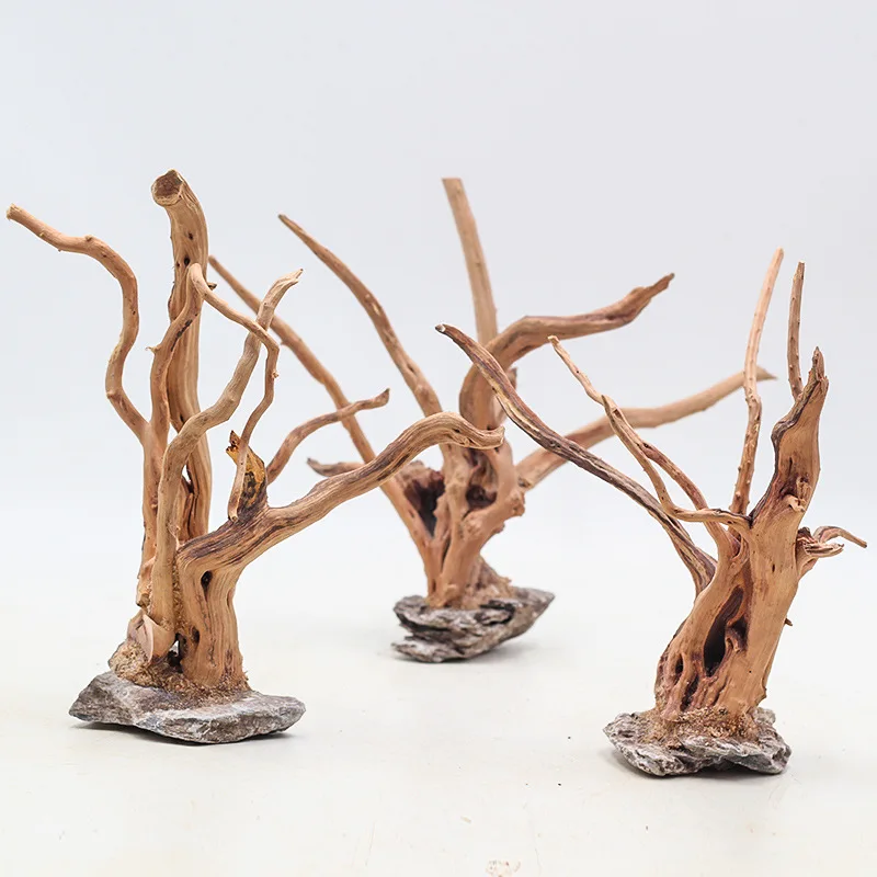 1PC akwarium dekoracje krajobrazu drewniane korzeń drzewa Driftwood dla domu rekwizyty do akwarium DIY akcesoria do dekoracji wnętrz
