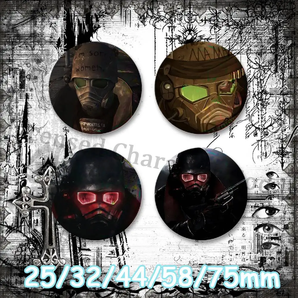 Wasteland NV N-NCR Veteran R-Ranger 58mm Classic Tin Badge 2.25 Inch Holo Baji Kawaii Round Button Pin for Collectible - view 6