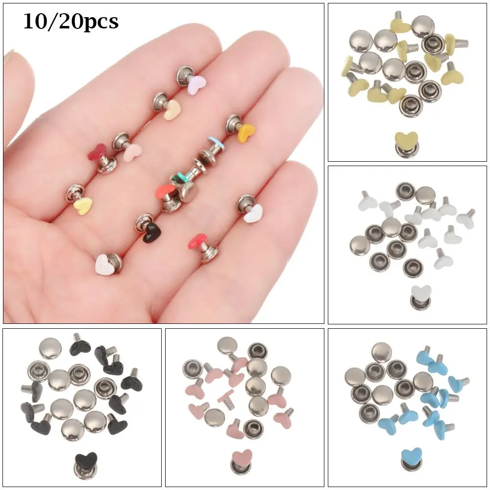 Stuffed Toys Shoes Clothes Mini Ultra-small Diy Dolls Buckles Doll Bags Accessories Mushroom Spikes Buttons 6mm Belt Buckle