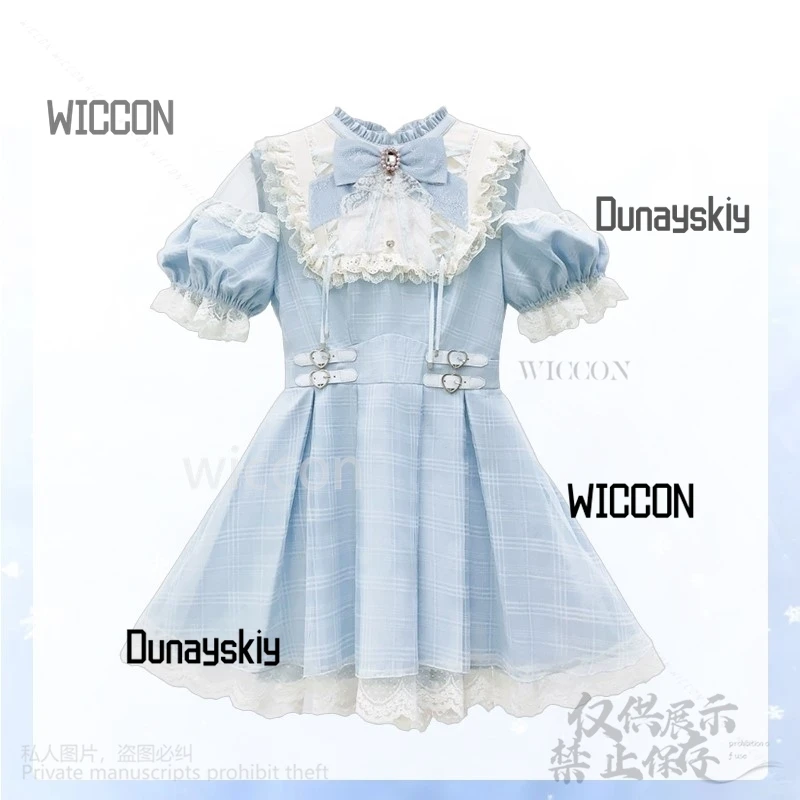 Jirai Kei الفتيات تأثيري أنيمي اليابانية أكوا الحلو لوليتا القوس الدانتيل الكشكشة قبالة الكتف القوطية Y2k Kawaii حفلة الهالوين كوس