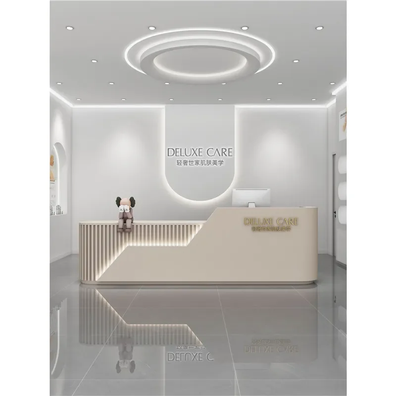 for Bar Checkout Page Company Reception Desk Dance Studio Clothing Store Beauty Salon Training Institution Light Luxury