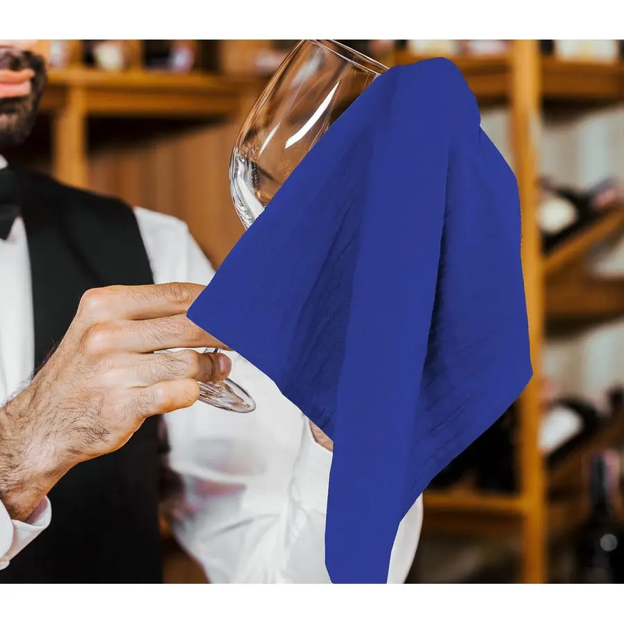 مناشف كيس الدقيق 36 عبوة 28 × 28 بوصة، 100 منشفة شاي قطنية، قابلة لإعادة الاستخدام، قابلة للغسل في الغسالة، مناشف أطباق ماصة مثالية f