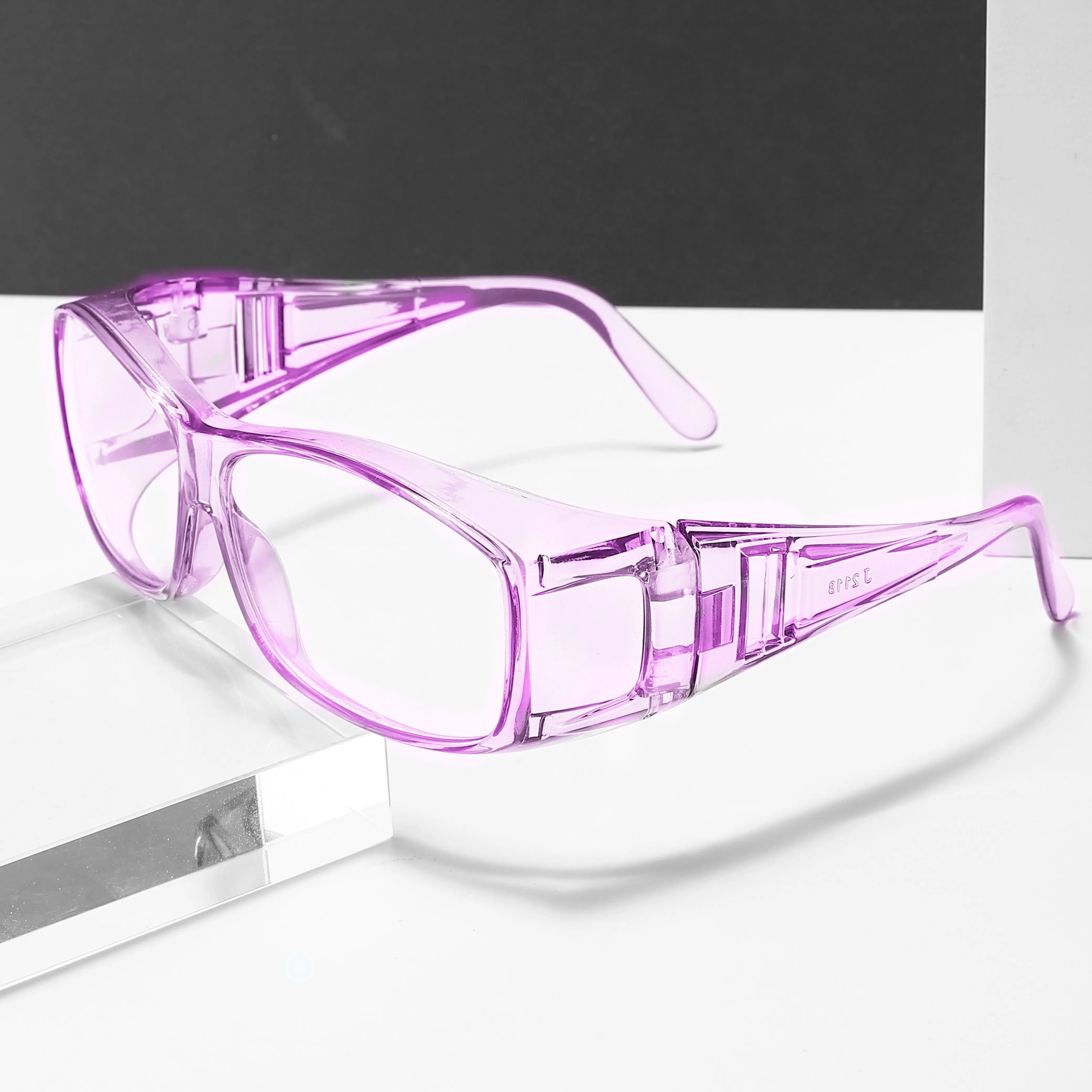 Lightweight Transparent Safety Eyeglasses Integrated Side Shields Impact Resistant  Working Protective Glasses Men Women