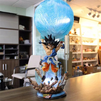 50cm Super Sized Dragon Ball Figure Son Goku Action Figure Luminescence Spirit Bomb Goku Handmade Decorations Ornaments Toy Gift