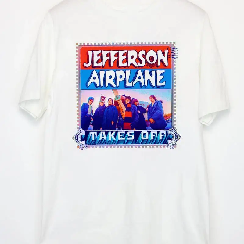 Jefferson Airplane Cartoon 1950s T-Shirt