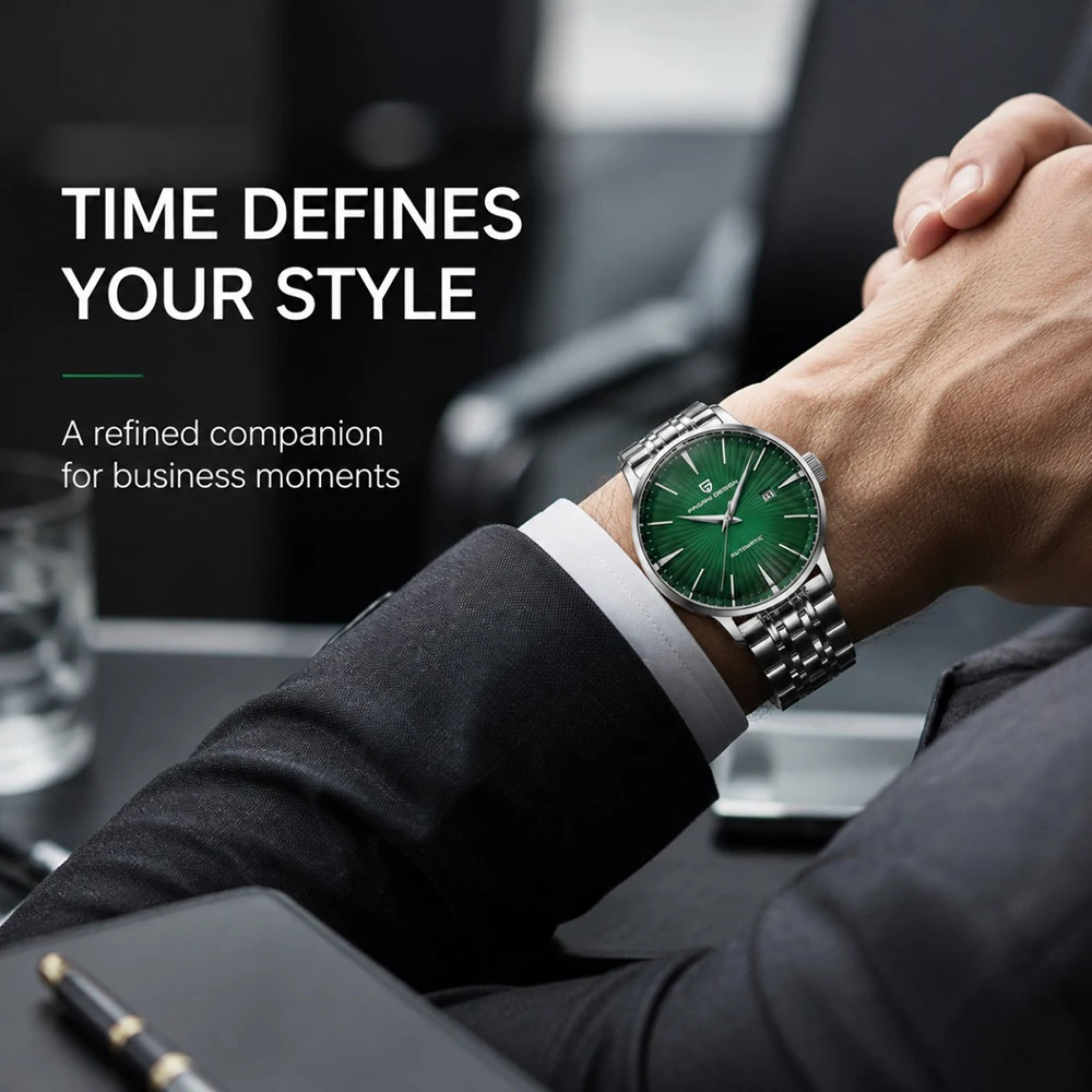 PAGANI DESIGN New Luxury Brand Men's Watch Fashion Business Sports Mechanical Automatic Men's Watch Stainless Steel Waterproof