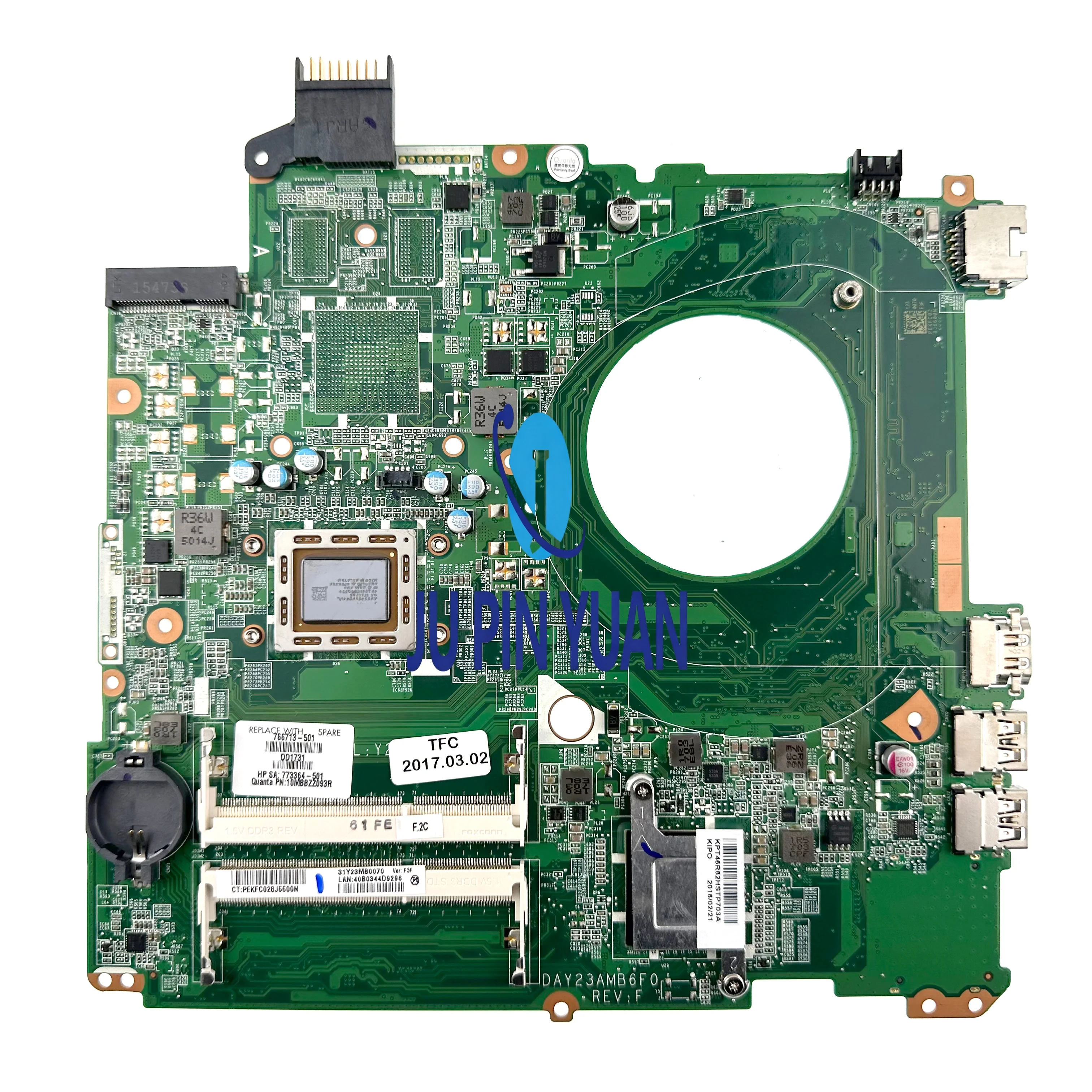 DAY23MB6C0 766713-001 766713-501 766713-601 Laptop Motherboard For HP Beats 15-P 15Z-P With A8-5545M 100% Full Tested Mainboard