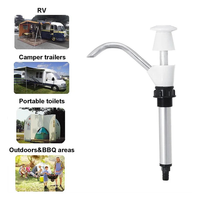 ABDJ-For Camping Trailer بالوعة الحنفية بالوعة المياه مضخة يدوية مناسبة ل Rvs والأنشطة الخارجية