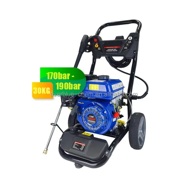 High Efficiency Manufacturing Gas Pressure Washer 7HP 170Bar 9L/min For Driveway, Courtyard Wall & Work Site Dirt Removal